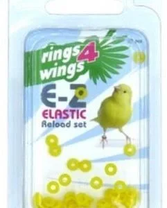 Anilla elástica 3 mm  50 unds – Amarillo Rings4Wings