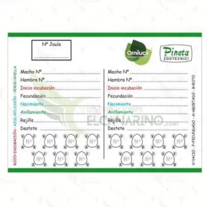 Tarjeta Cría 4 Nidadas 11,5cm x 8,5cm