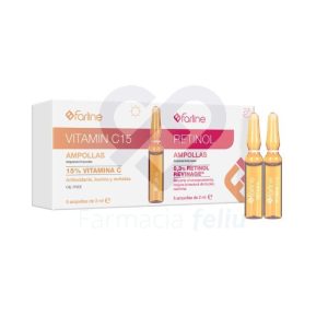 Farline Vitamina C 15 y Retinol, 5+5 Ampollas