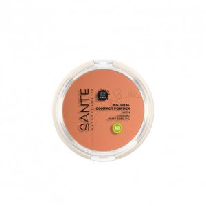 Polvo compacto natural 03 Warm Honey, Sante