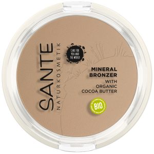 Polvo compacto bronceador natural BIO, Sante