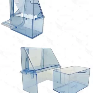 Comedero con cajón extraíble Azul – Idia